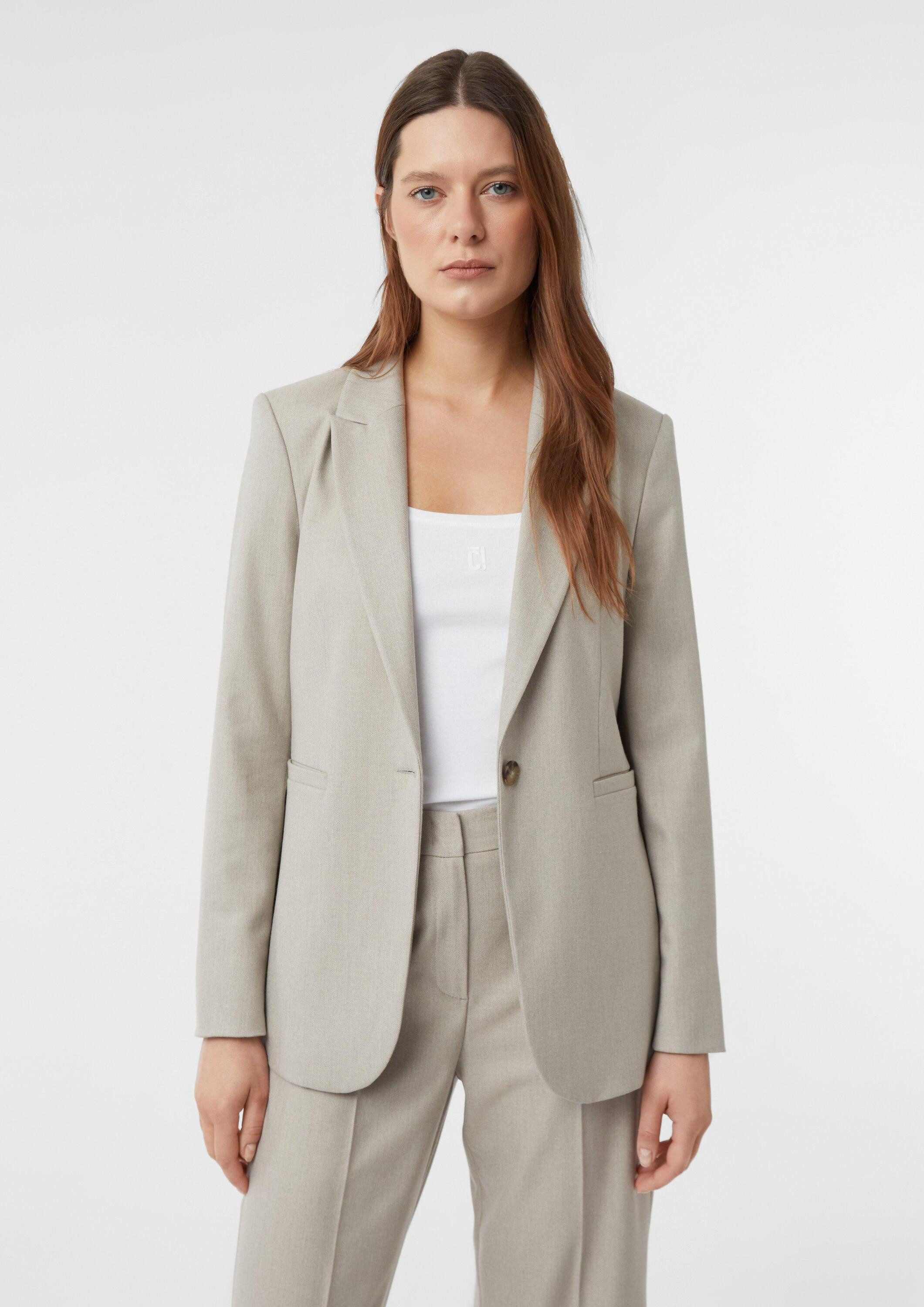 comma Куртки блейзер Indoor-Blazer Antaillierter Flanell-Blazer