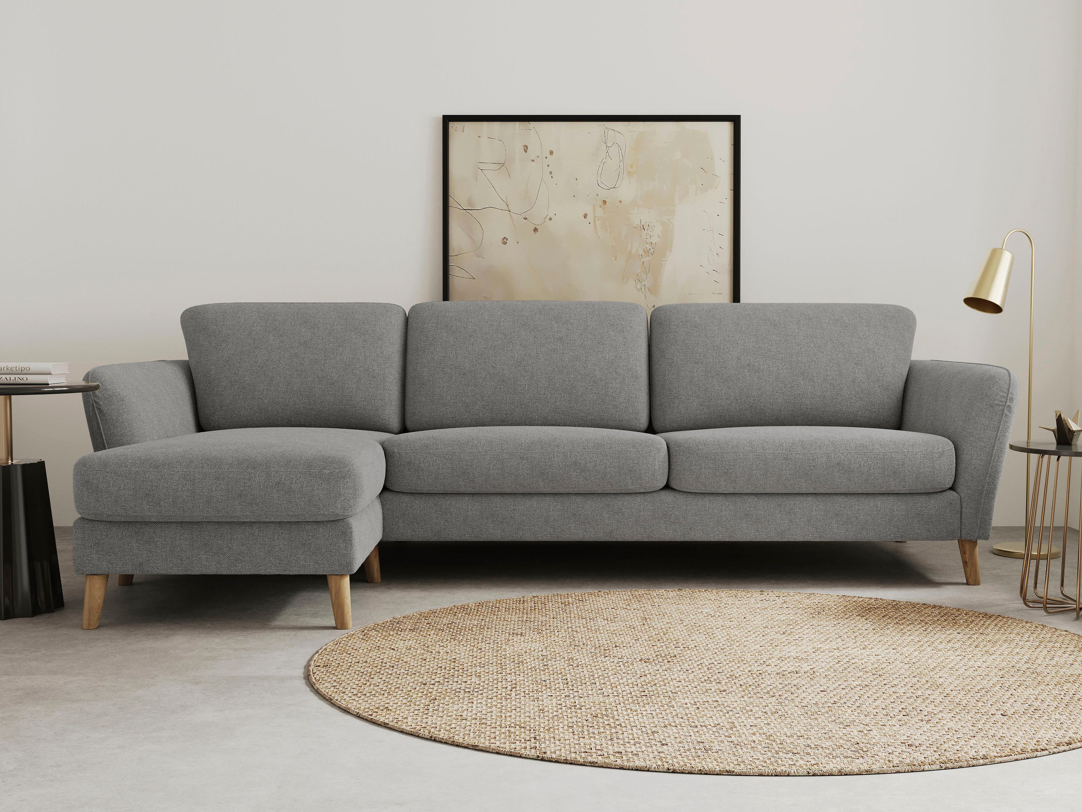 Home affaire Ecksofa "MARSEILLE (279/152cm),L-Form, Rec. rechts/links, vers günstig online kaufen