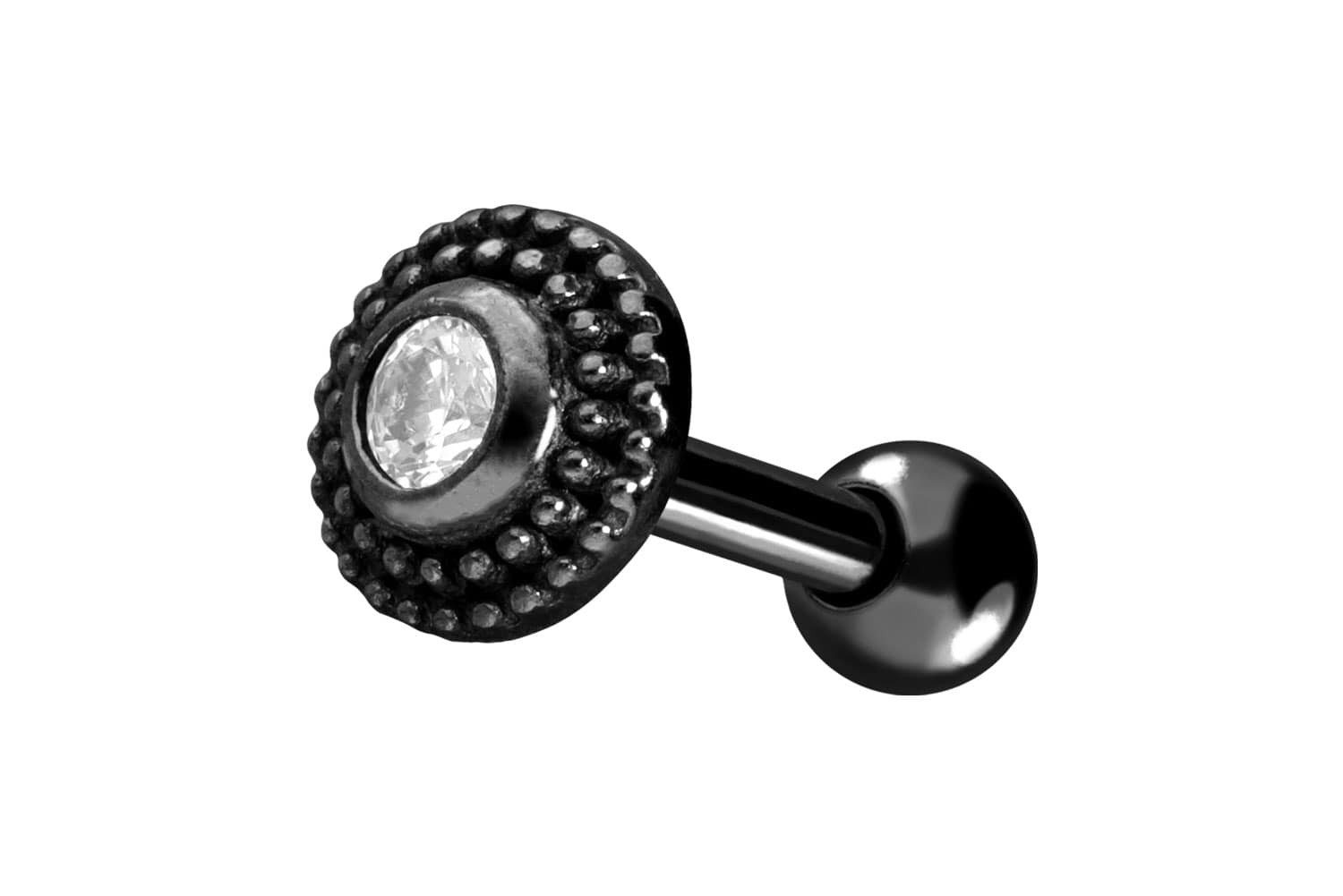 PIERCINGLINE Single-Ohrstecker Chirurgenstahl Ohrpiercing KRISTALL + günstig online kaufen