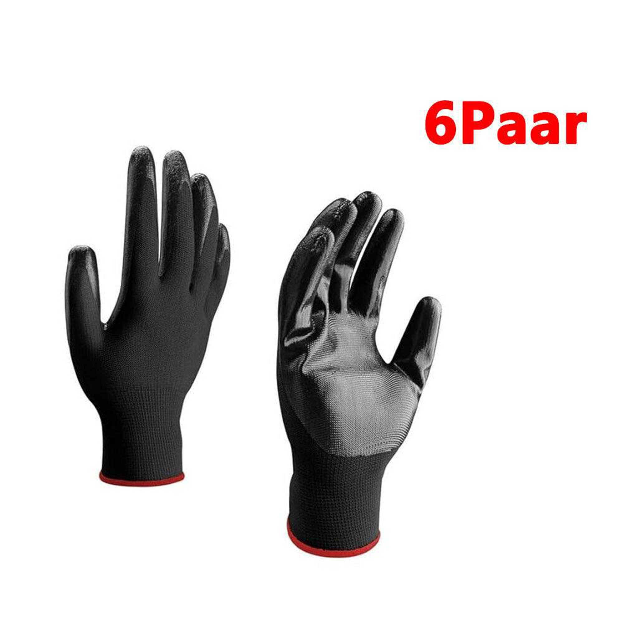 Arbeitshandschuhe 6 Paar Arbeitshandschuhe Garten Handschuhe Montage