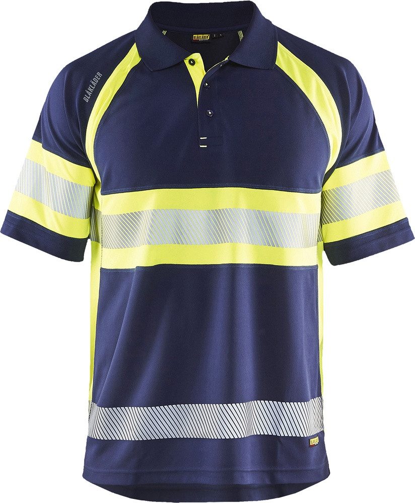 Blåkläder Warnschutz-Shirt High Vis UV Poloshirt Klasse 1