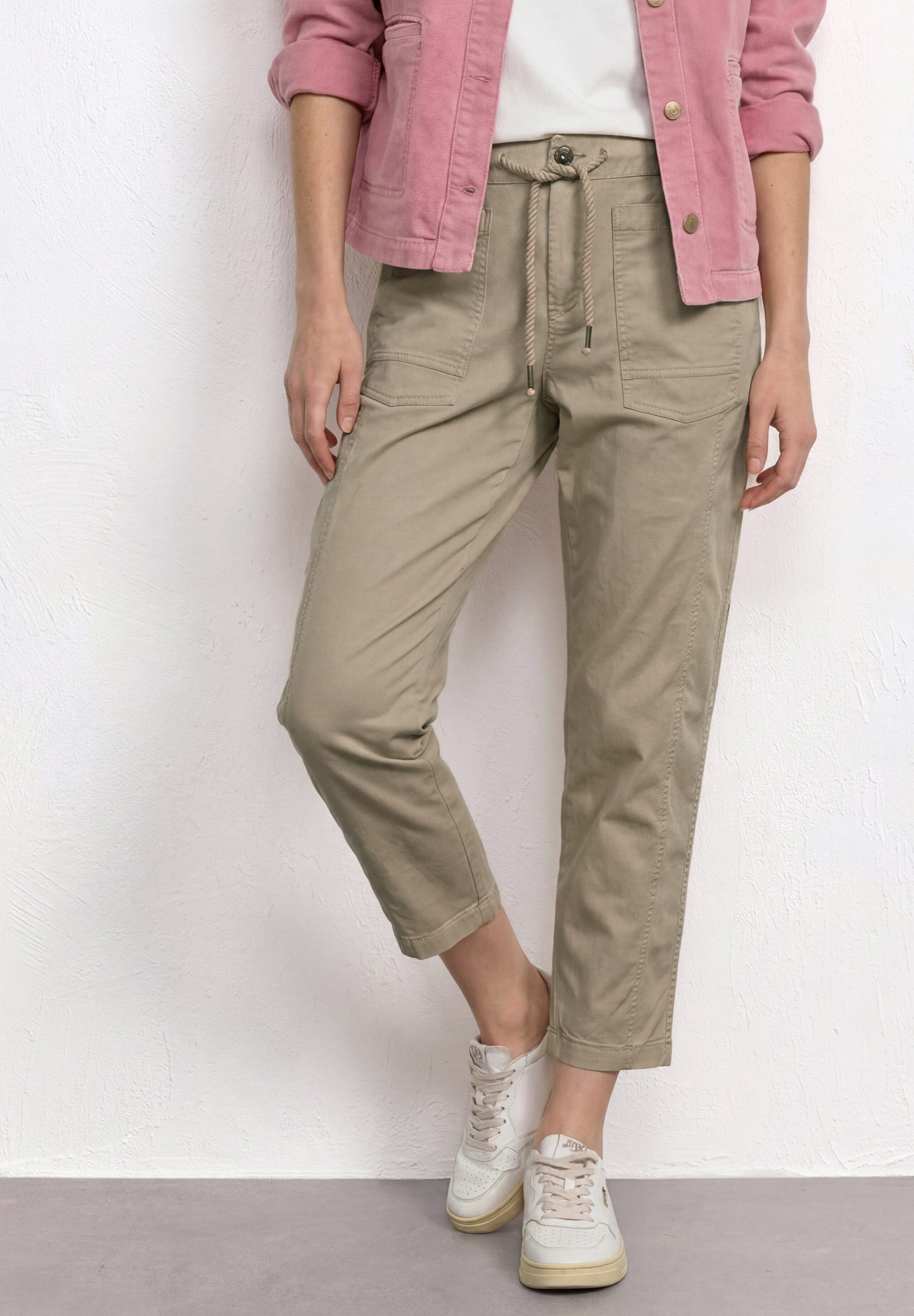STREET ONE Stoffhose aus Baumwolle mit Stretchanteil