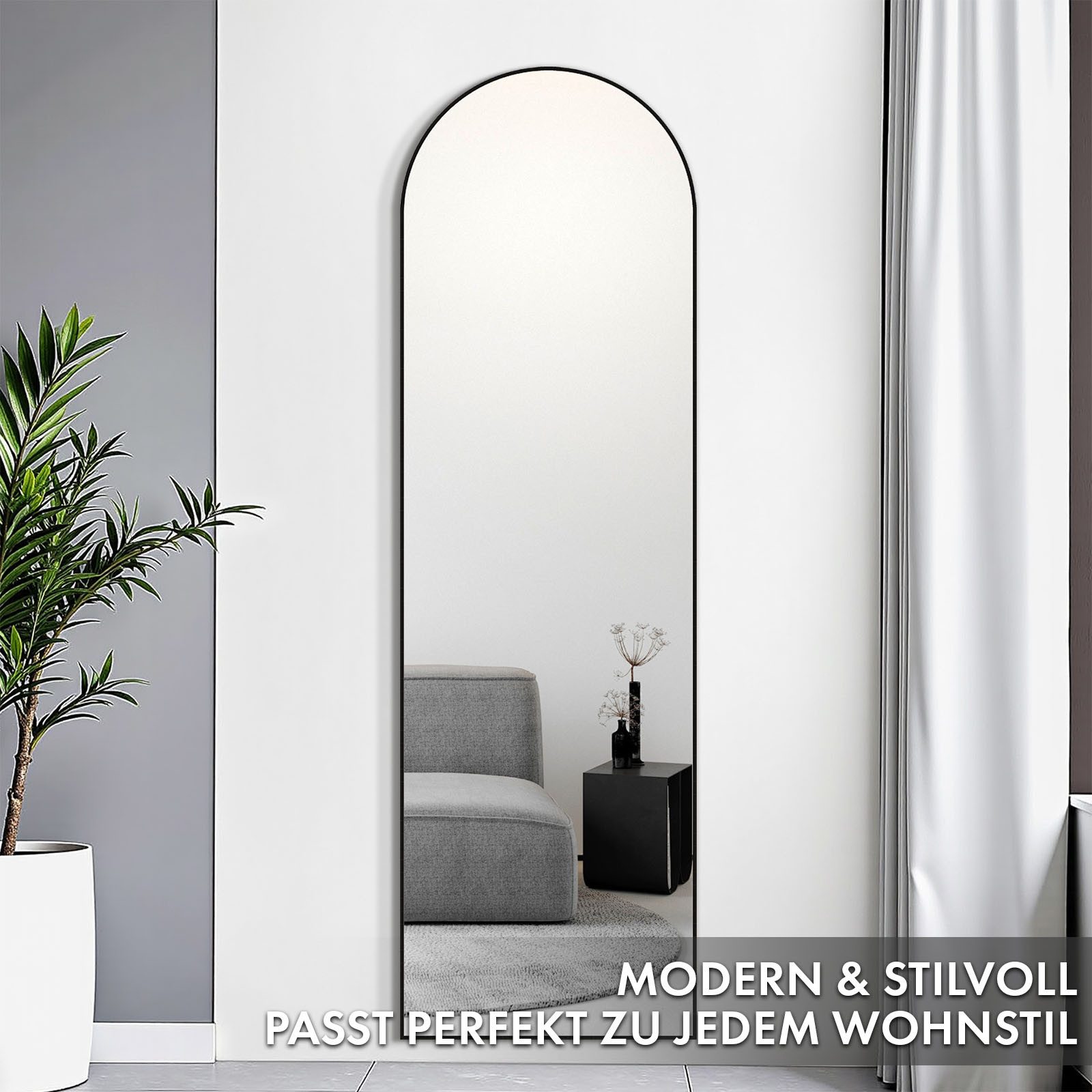 Floordirekt Ganzkörperspiegel Madison mit Bruchsicherem Glas, Freistehend o günstig online kaufen