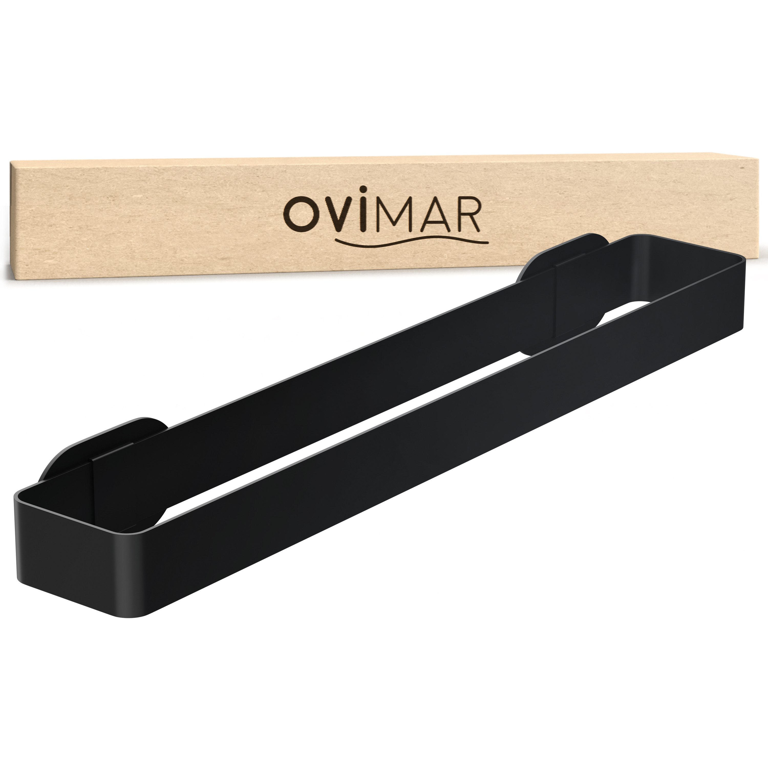 ovimar Handtuchhalter Andoya, aus Edelstahl in Schwarz zur Zum Kleben günstig online kaufen
