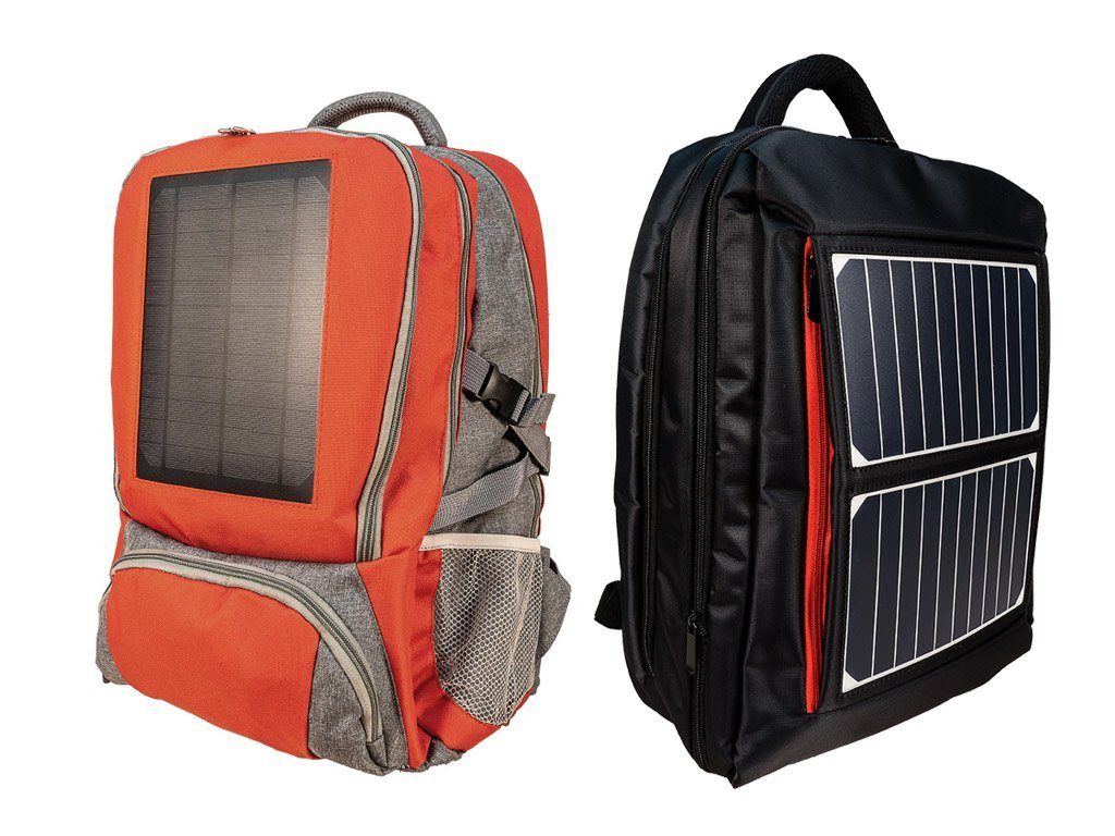 Westech Solar PV Solar Rucksack Sunny rot-grau / Nero schwarz-rot 30L Solarladegerät