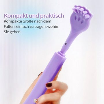 MAGICSHE Massagebürste 2 Stück Teleskop Rückenmassagegerät Rückenkrauler