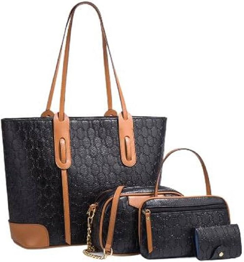 AURIVION Wickeltasche Großes, vierteiliges Set Muttertasche (Set, 1-tlg., diagonale Straddle-Tasche für Damen), Handtasche mit einer Schulter