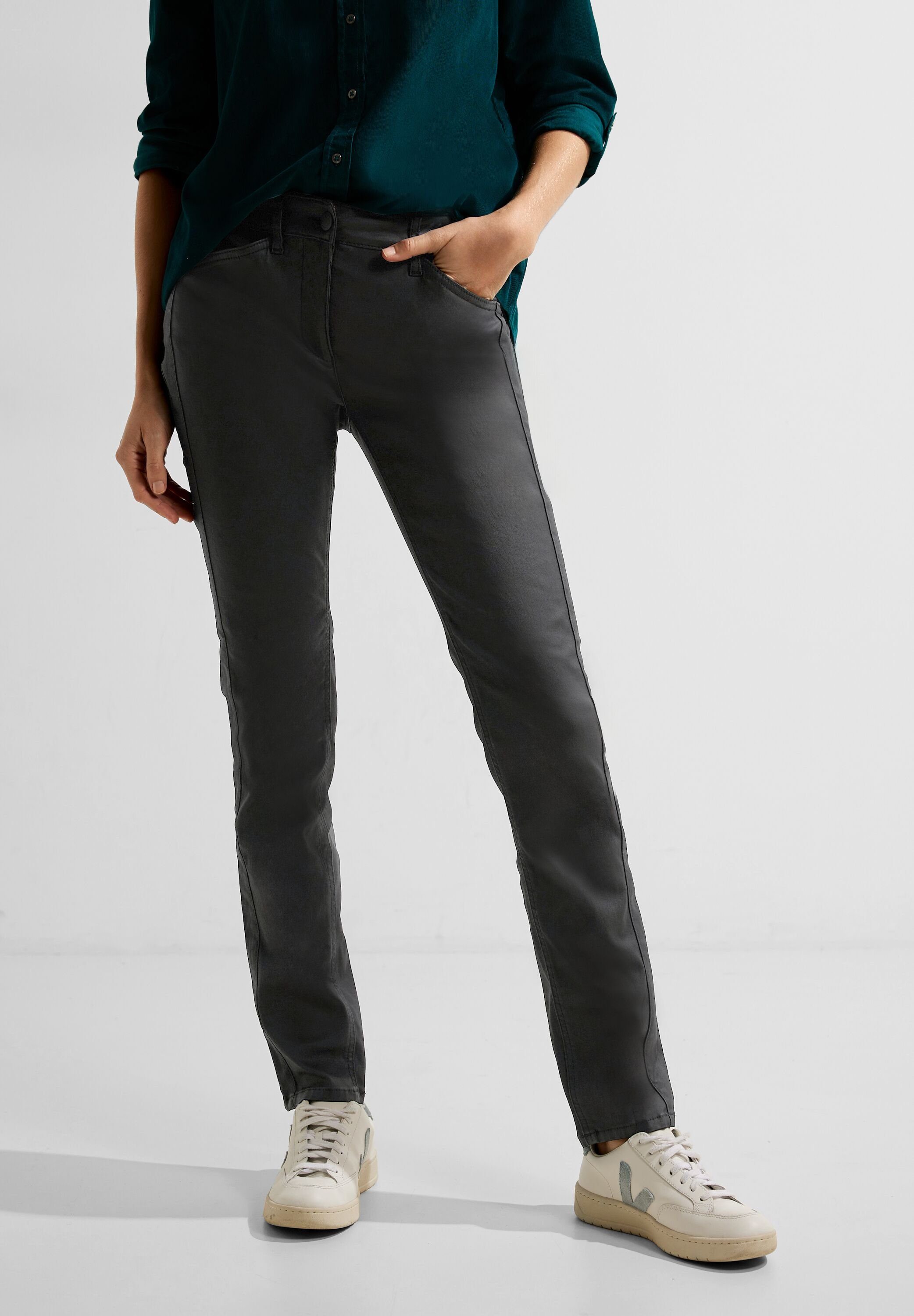 5-Pocket-Style, Loose Hose Fit Cecil Stoffhose