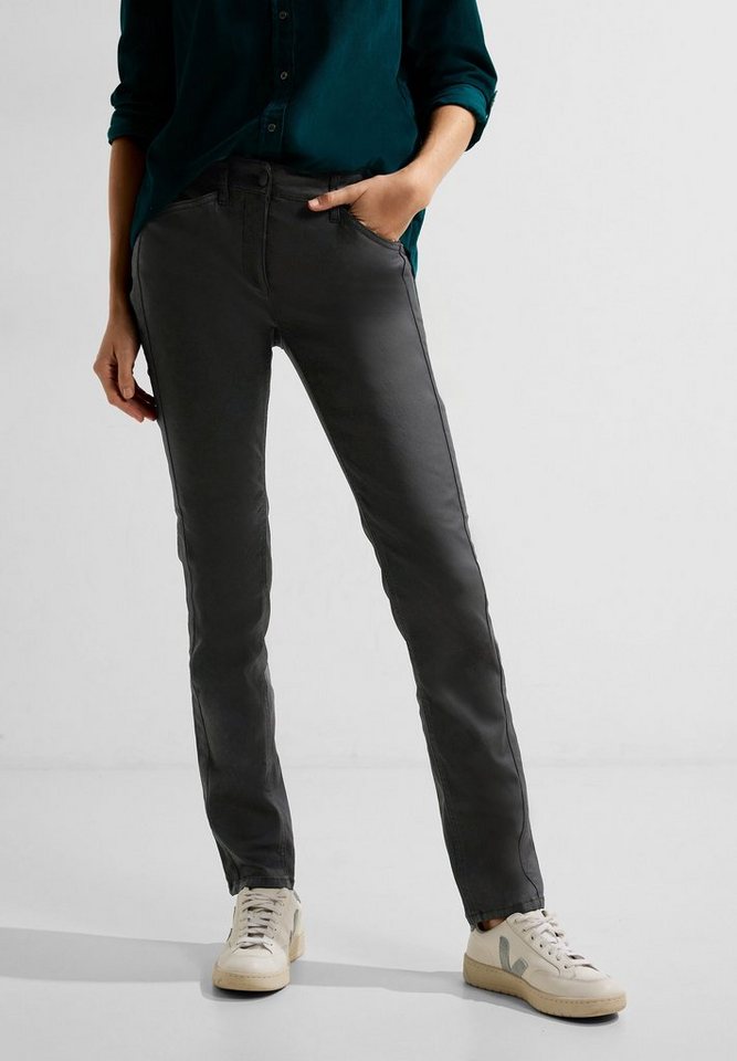 Cecil Stoffhose 5-Pocket-Style, Loose Fit Hose