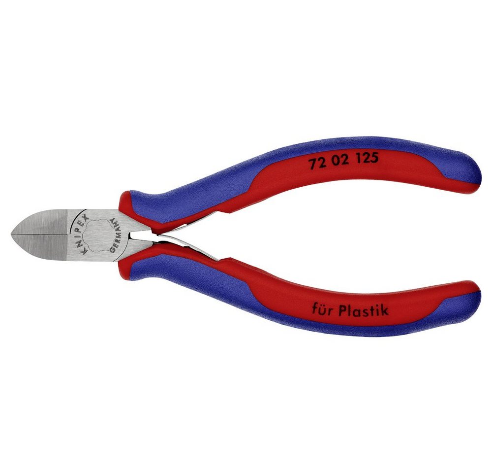 Thumbnail - Knipex Seitenschneider Knipex 72 02 125 Werkstatt Kunststoffseitenschneider ohne Facette 125