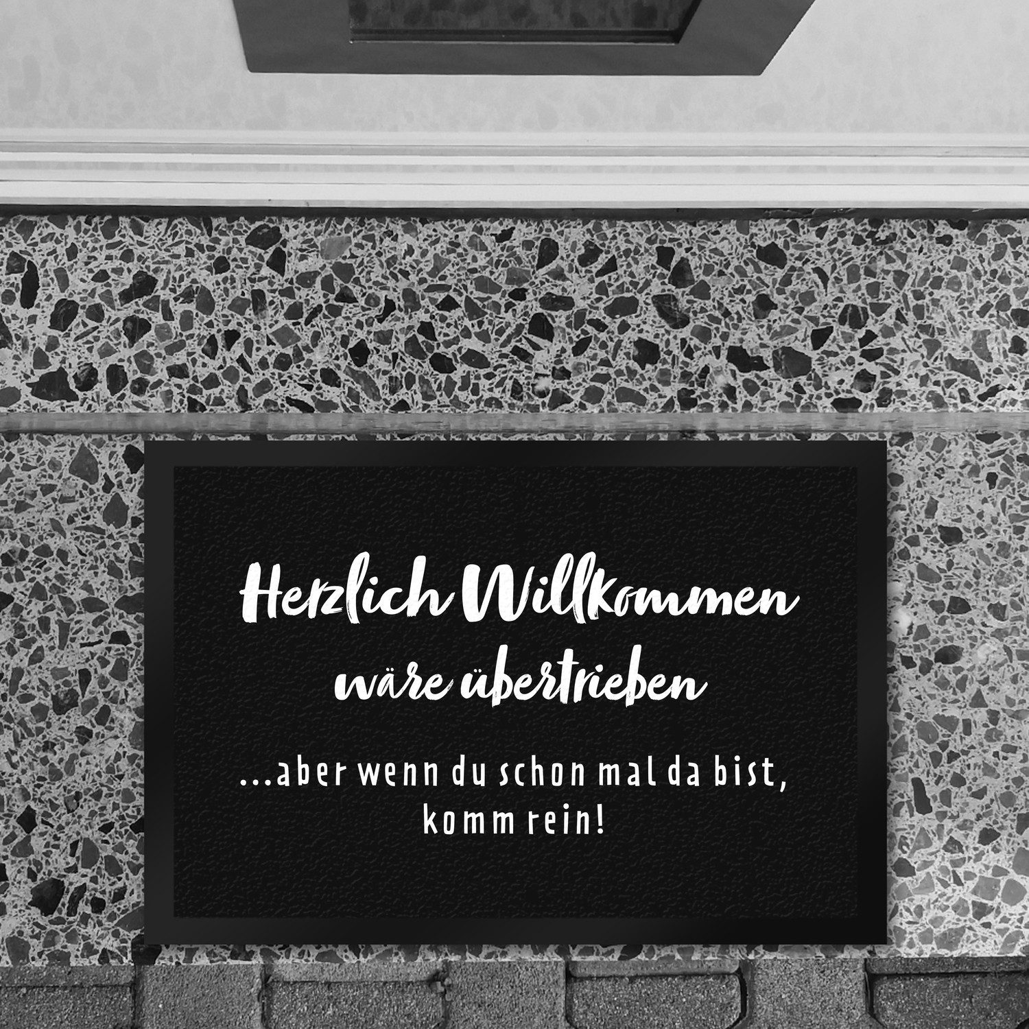 speecheese Fußmatte Herzlich Willkommen wäre übertrieben Fußmatte XL in 40x günstig online kaufen