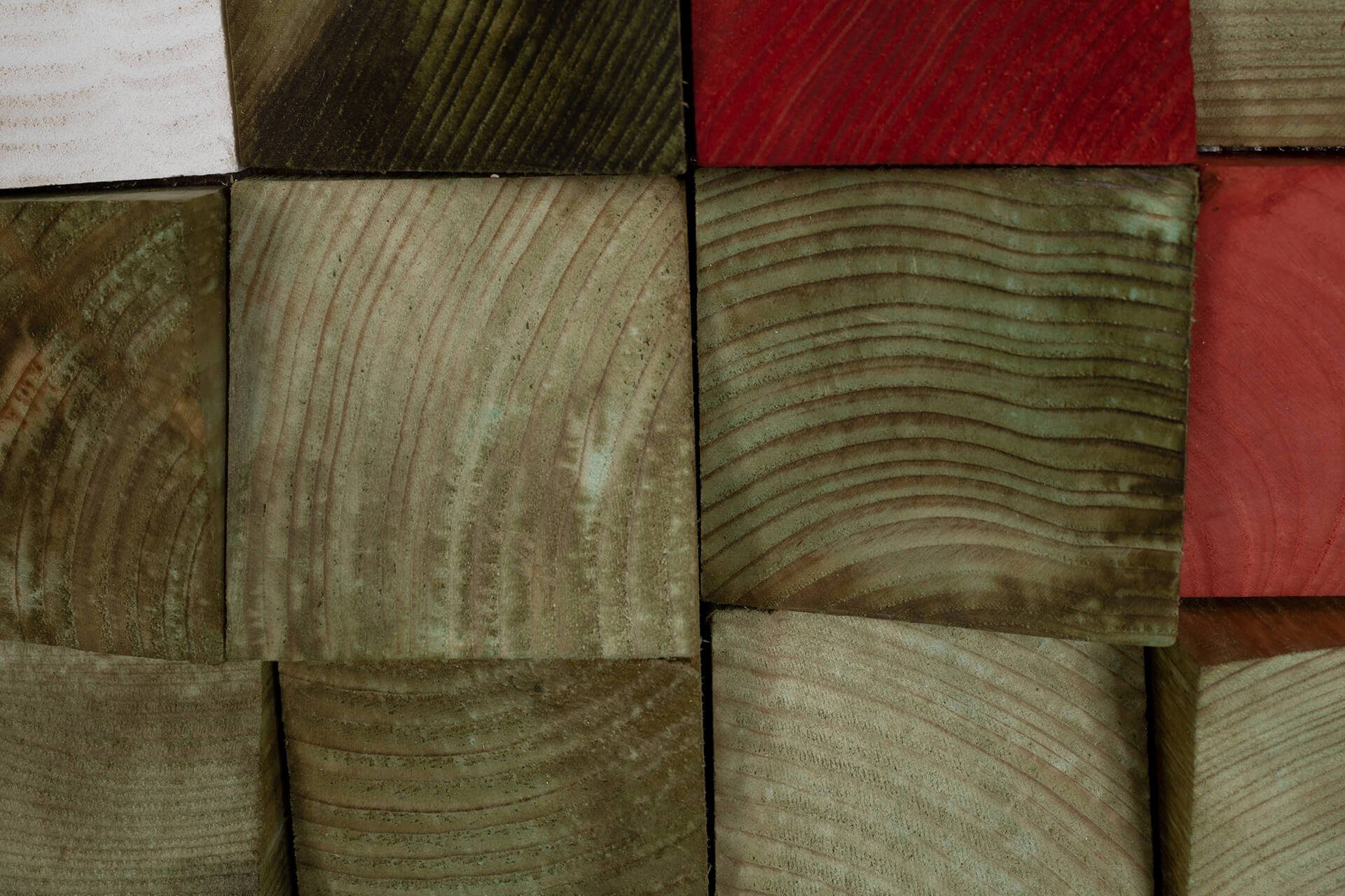 cm, KUNSTLOFT Colours Wandbild Holzbild 102x55 aus Holz handgefertiges of Christmas