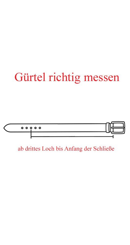 VITTOZZI Ledergürtel 939-GA-35 günstig online kaufen