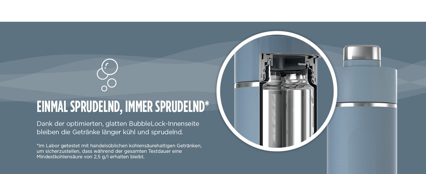 NINJA Isolierflasche Ninja Thirsti Reiseflasche – 530 ml DW1801EUU / 700 ml DW2401EUU, Getränke bleiben 24 Stunden kalt, 12 Stunden heiß, Eis hält 2 Tage