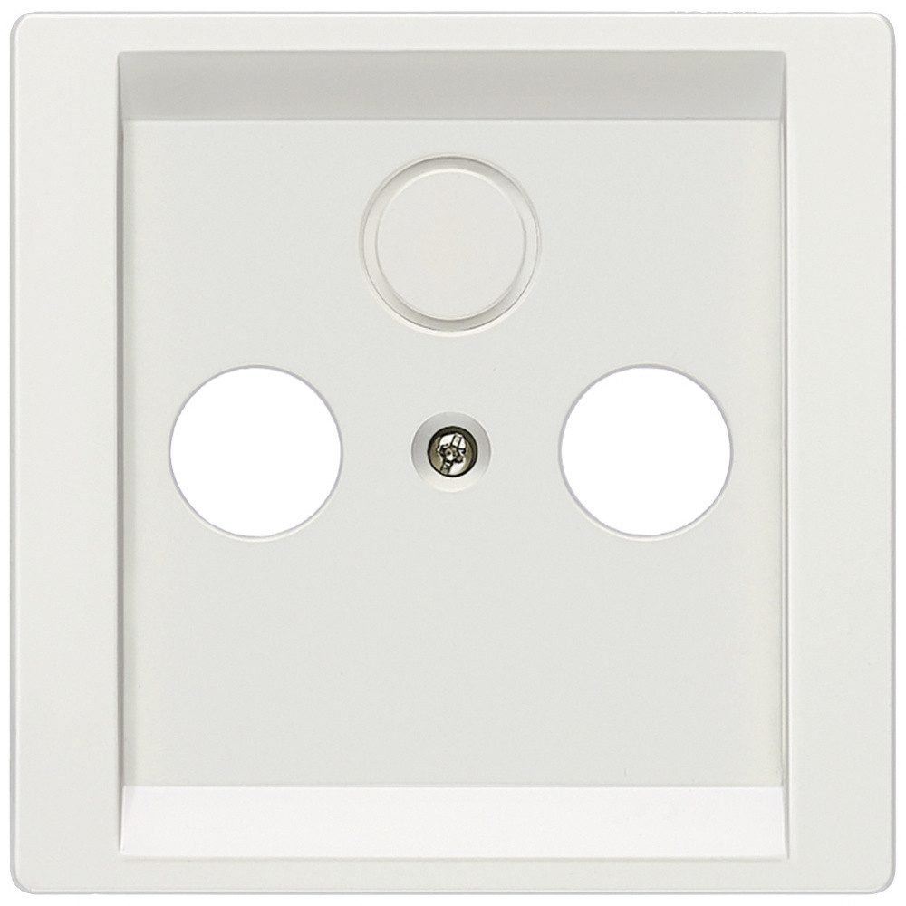 SIEMENS Steckdose Siemens Schalterprogramm Abdeckung DELTA style Weiß 5TG1338 1 St.