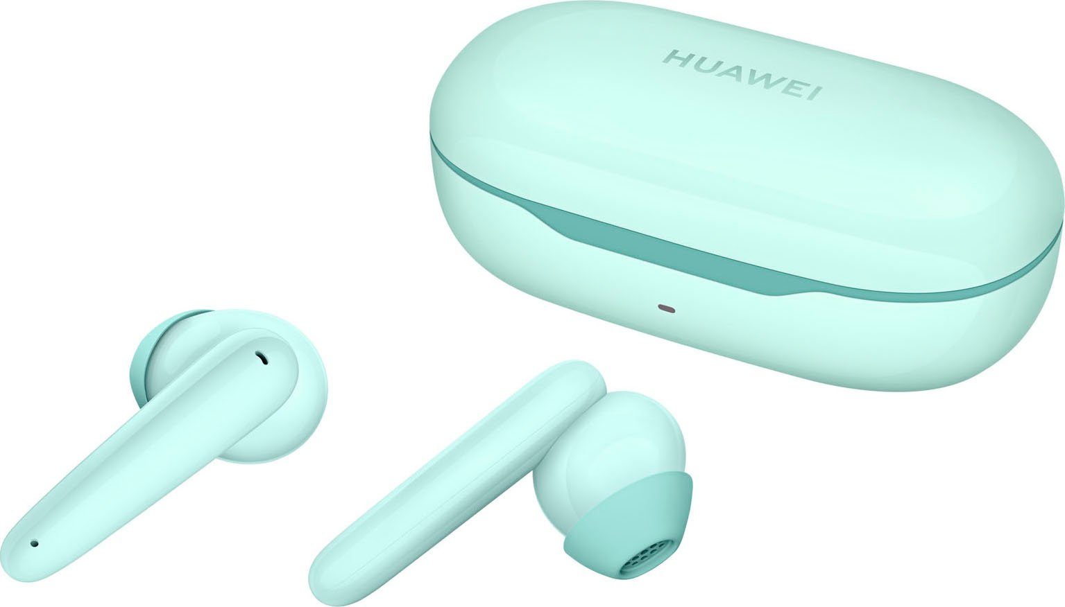 Kristallklarer wireless Huawei SE Akkulaufzeit) Blau Sound, (Premium-Design, In-Ear-Kopfhörer FreeBuds Lange
