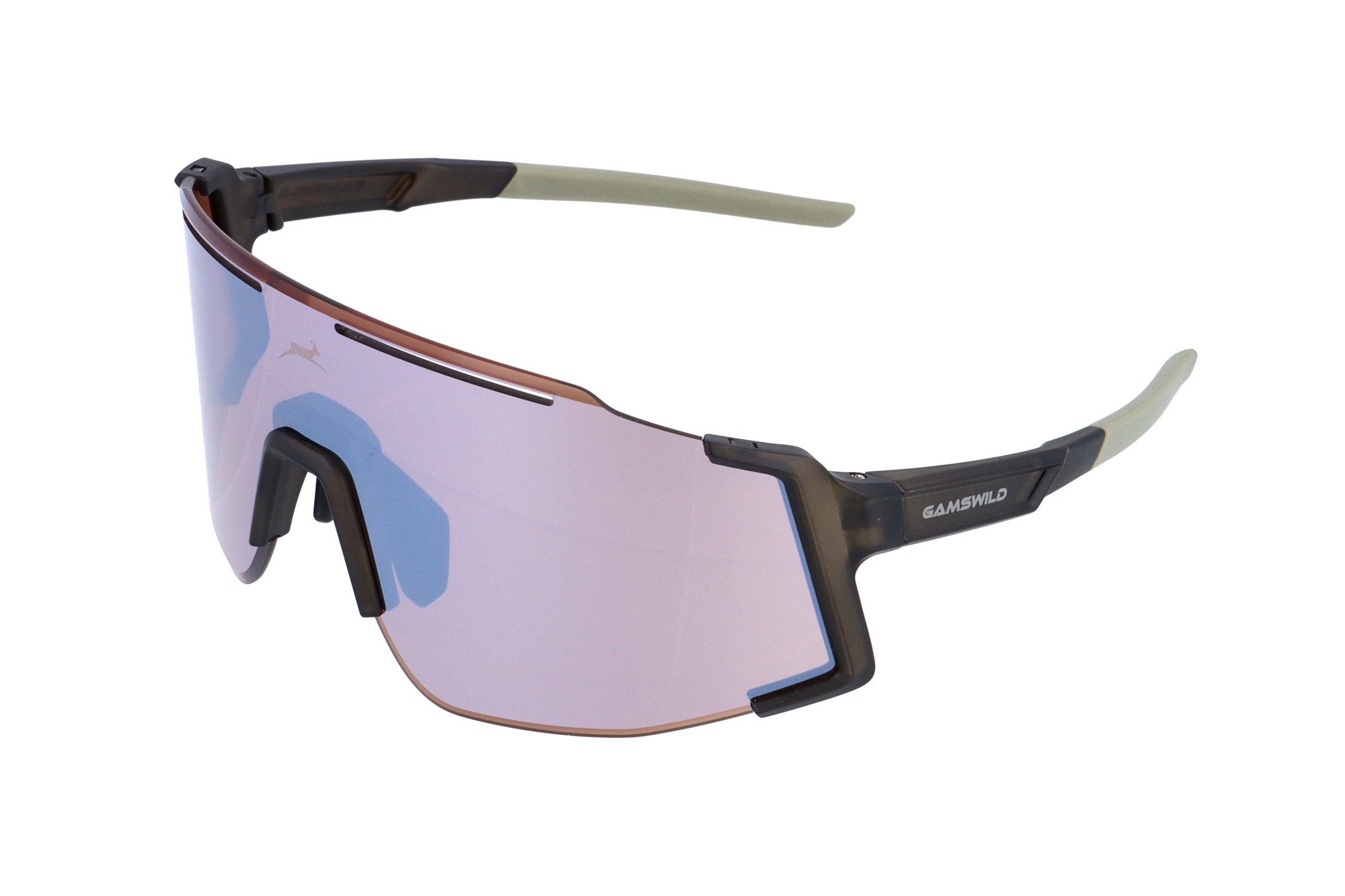 Monoscheibensonnenbrille UV400 Sonnenbrille Skibrille Fahrradbrille eng anliegend