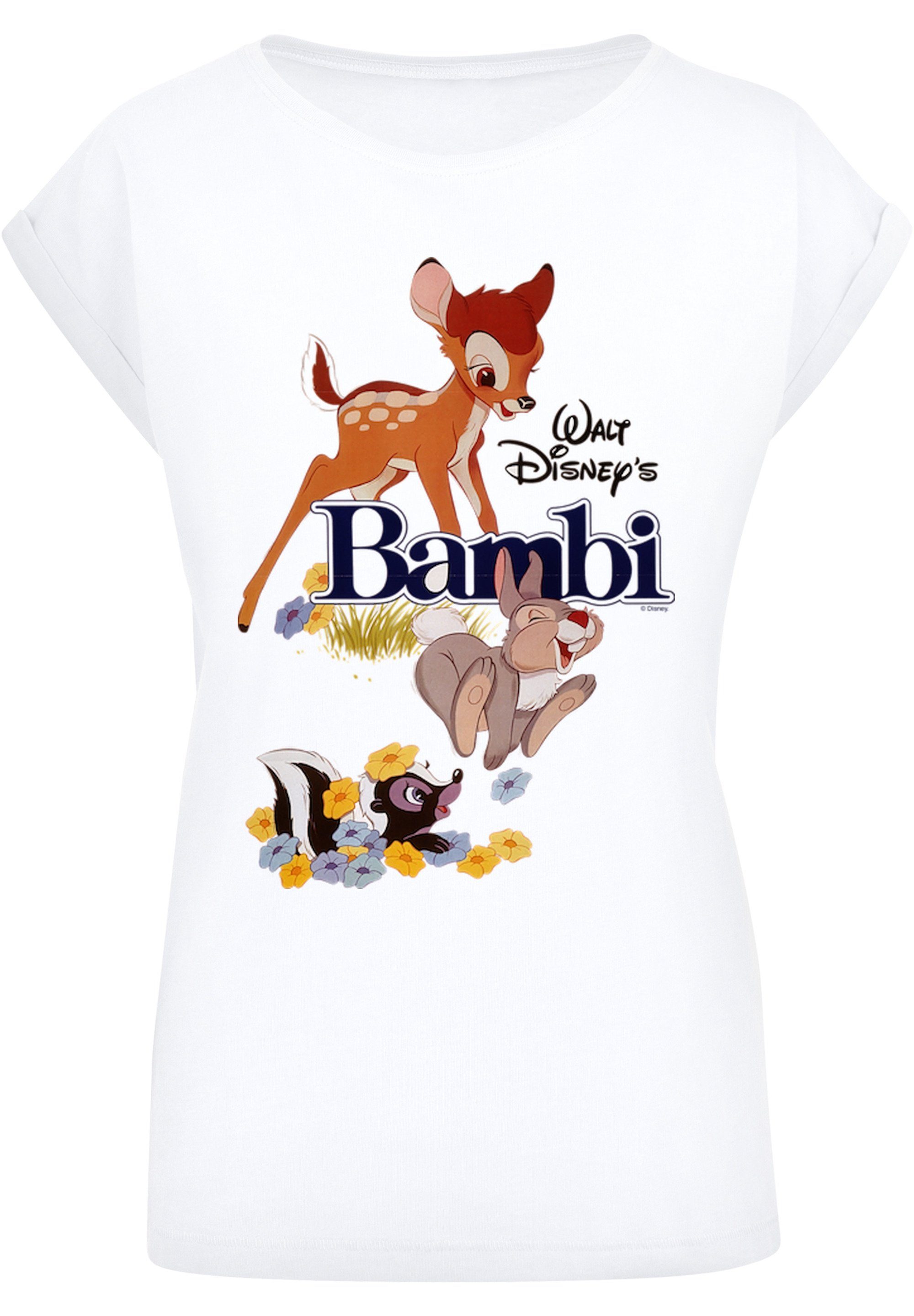 Bambi Print, T-Shirt lizenziertes Disney T-Shirt Poster F4NT4STIC Offiziell