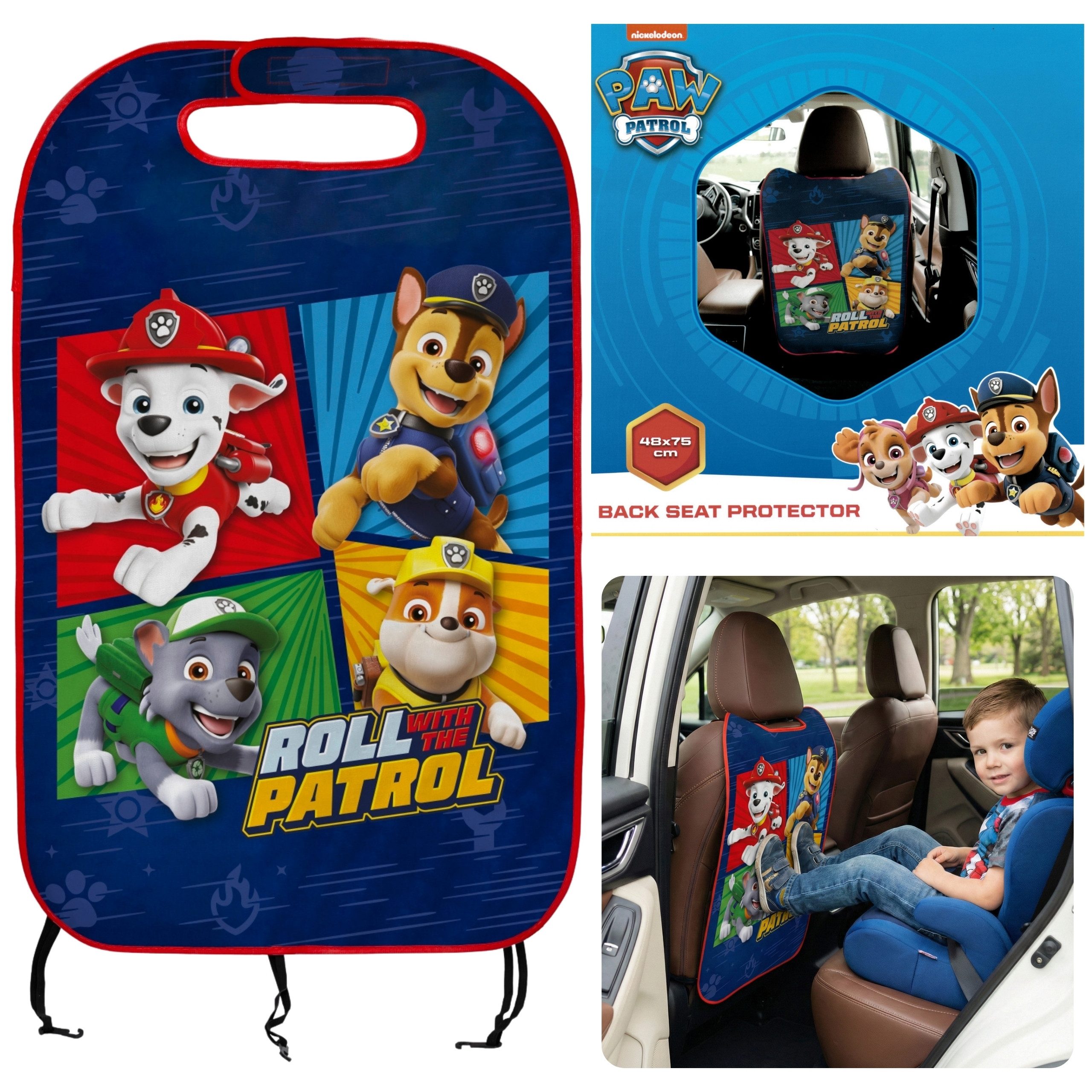 PAW PATROL Autositzschutz PAW PATROL Autositz-Schutzmatte für Jungen, Autositzschutz 48 × 75 cm