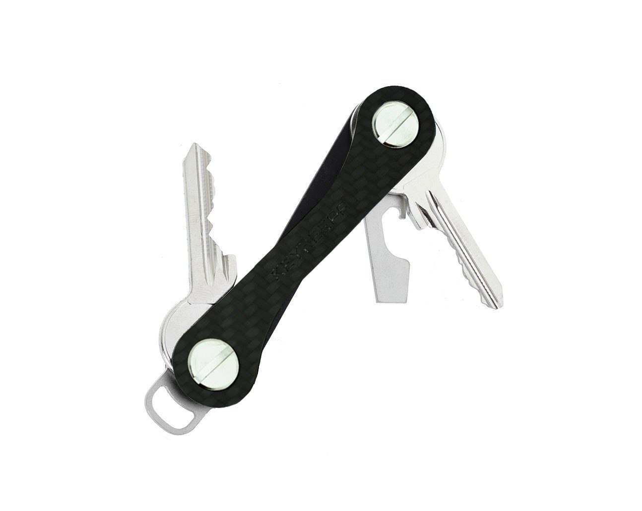Keykeepa Schlüsseltasche Black Keykeepa Schlüsselorganizer Carbon Classic