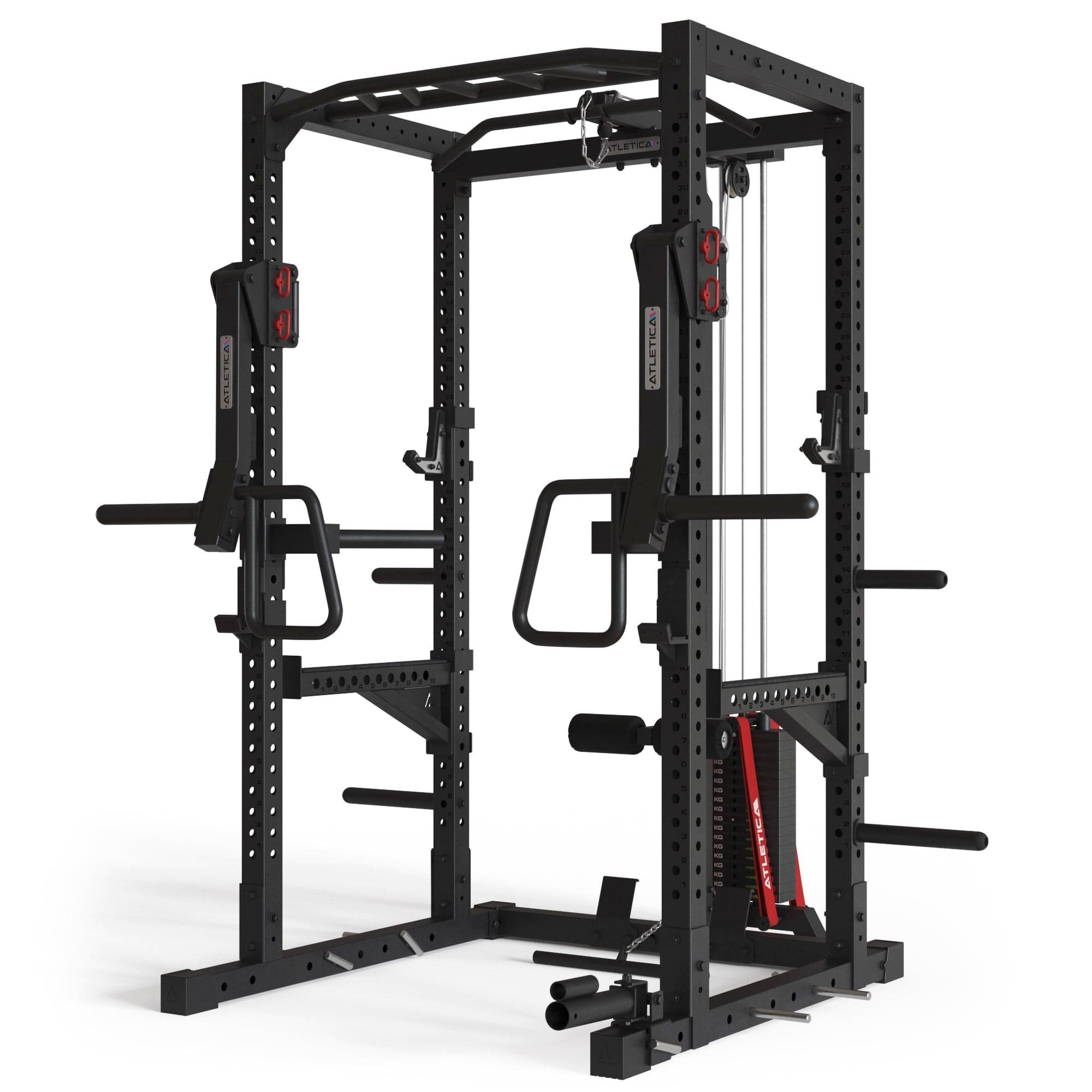 oder Rack 90kg ATLETICA R7-Stryker Rack, Power Latzug-/Ruderstation Power 120kg.,