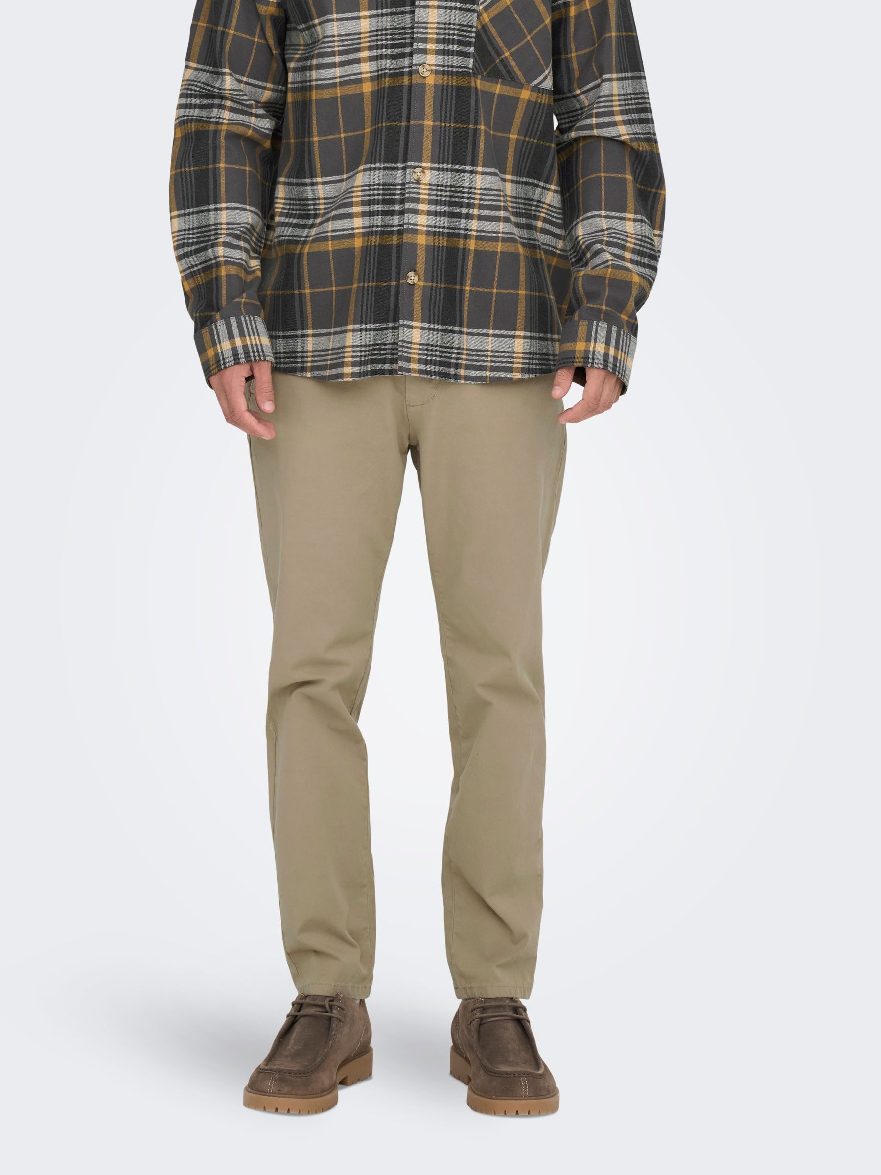 ONLY & SONS Chinohose Basic Reißverschluss Gesäßtaschen ONSFREE REGULAR 018 günstig online kaufen