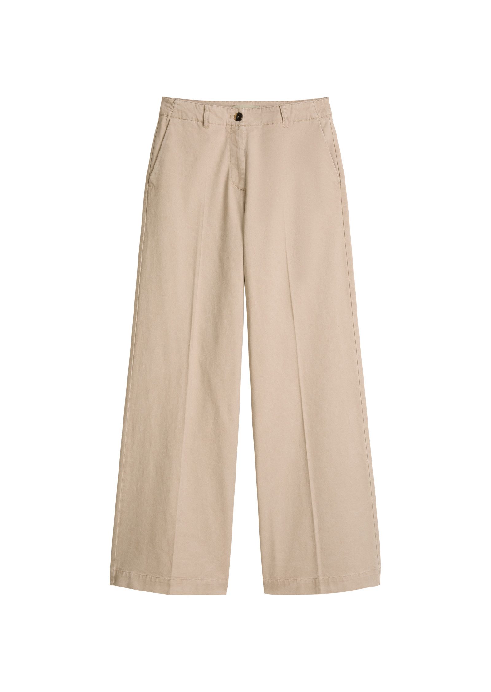 Marc O'Polo Bügelfaltenhose Model Margo wide aus Organic Cotton-Twill günstig online kaufen