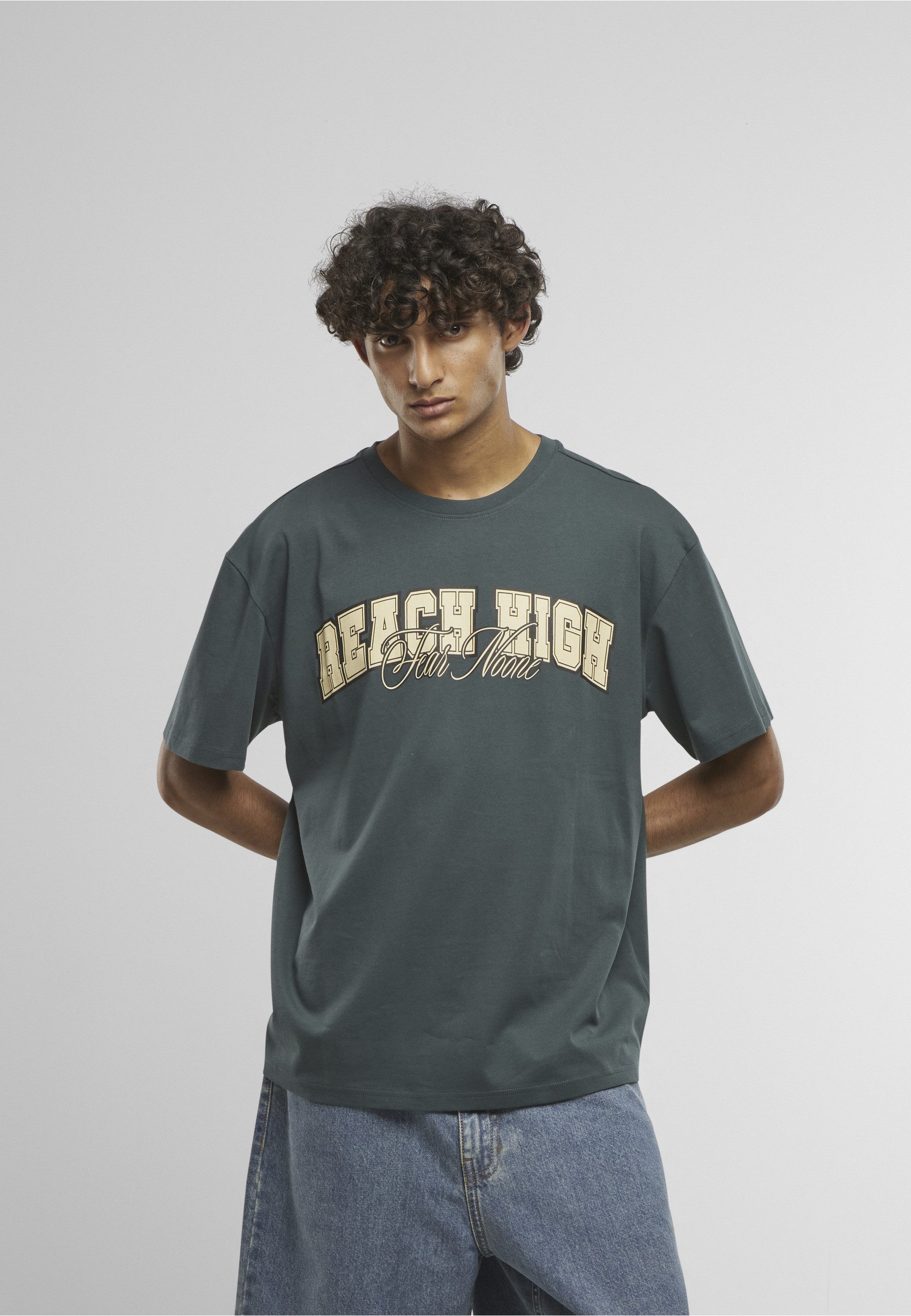 MisterTee T-Shirt MisterTee Reach High Fear None Oversize Tee (1-tlg)