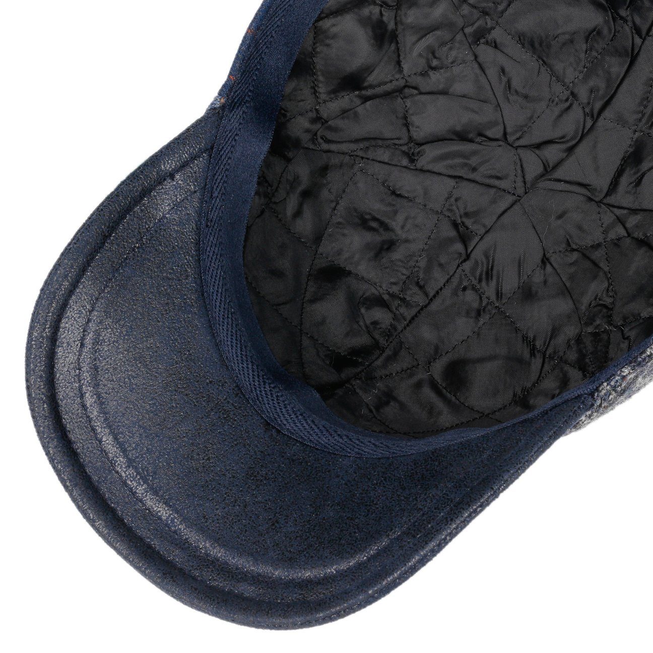 Lierys Baseball Cap (1-St) Basecap Metallschnalle, Made blau Italy in