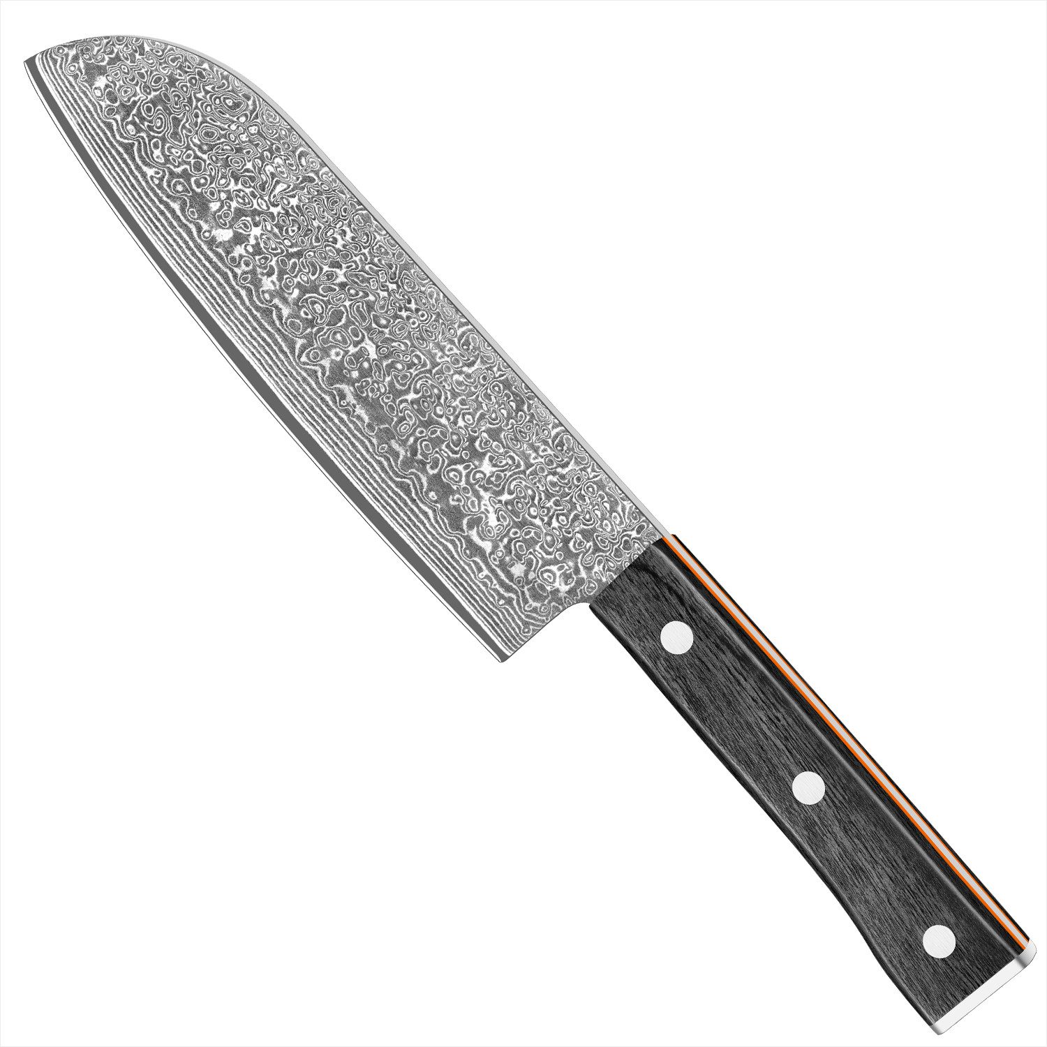 Santokumesser Damastmesser Santokumesser 67 Schichten Damaststahl Küchenmesser