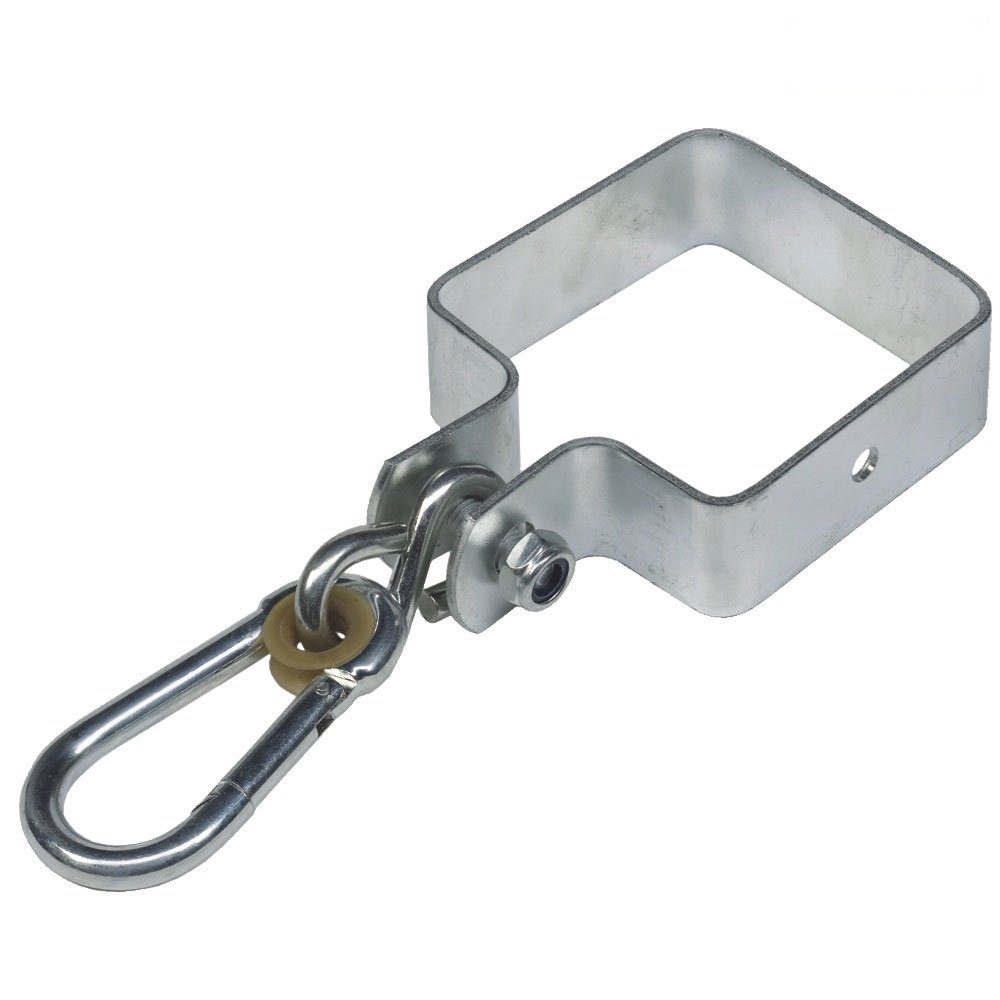 Wickey Spielturm-Erweiterung Schaukelschelle mit Karabiner 9x9 cm Vierkant - Perfekt für Spieltürme, (Wickey Zubehör - Serie, Kompatible mit nahezu jeder Wickey-Schaukel), Extrem witterungsbeständig