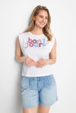 Rich & Royal T-Shirt top with print boujour! organic