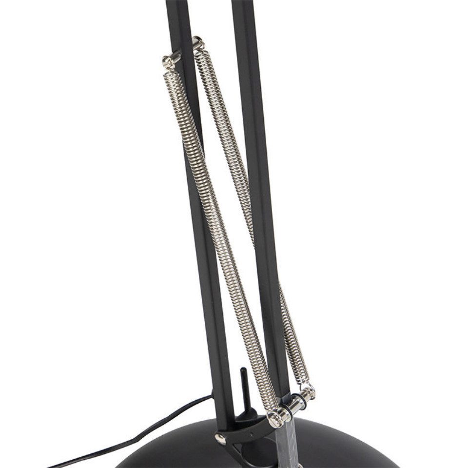 Qazqa Stehlampe Hobby fl, ohne Leuchtmittel, E27, Schwarz, Retro, Stahl, 1- günstig online kaufen