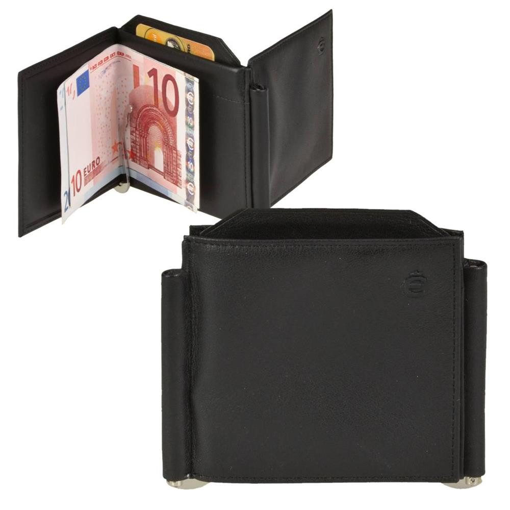 Esquire Geldbörse Logo (oA), Dollarclip, Börse mit 2 Geldscheinklammern, ohne Münzfach