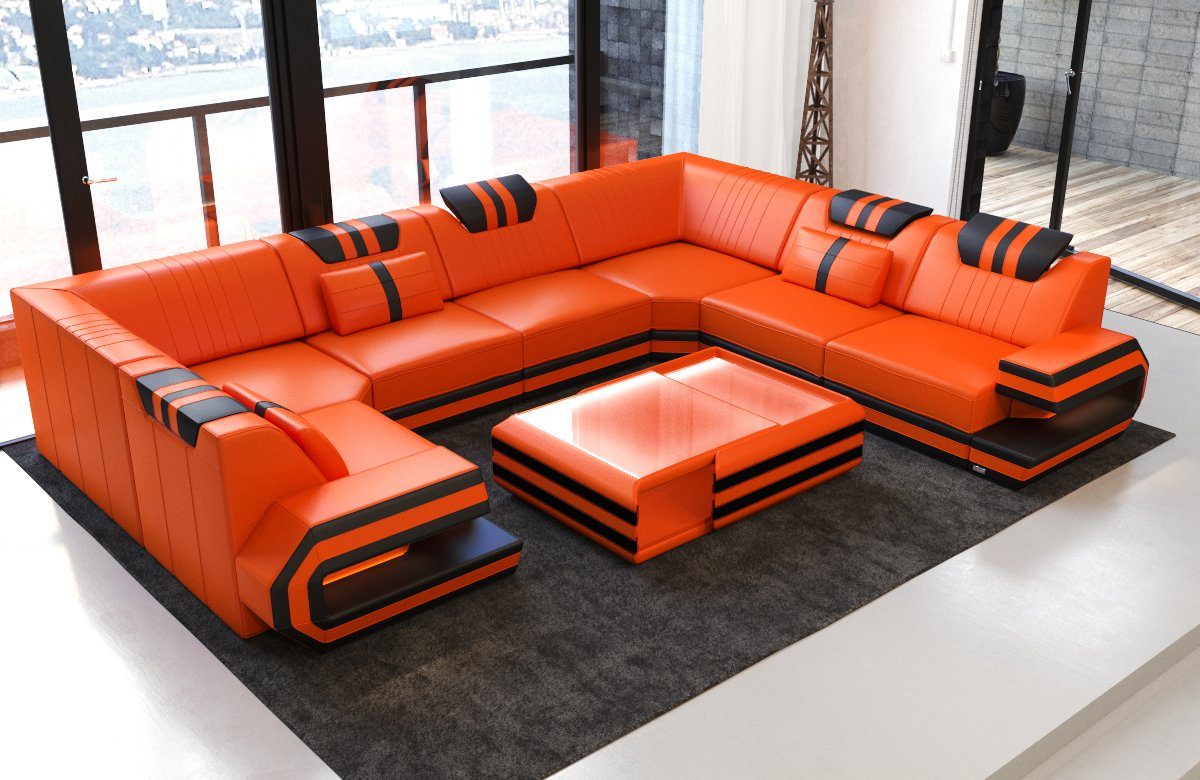Sofa Dreams Wohnlandschaft Sofa Ledercouch Leder günstig online kaufen