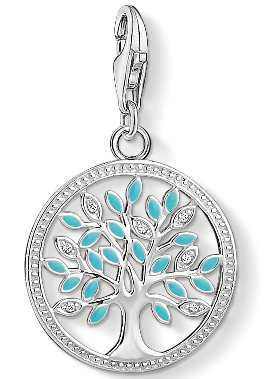 THOMAS SABO Charm-Einhänger Tree of Love, mit Zirkonia (synth)