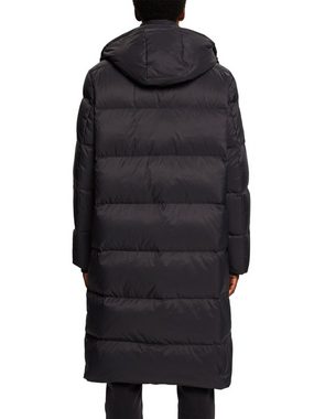 Esprit Collection Steppjacke Steppmantel mit Daunen und Kapuze