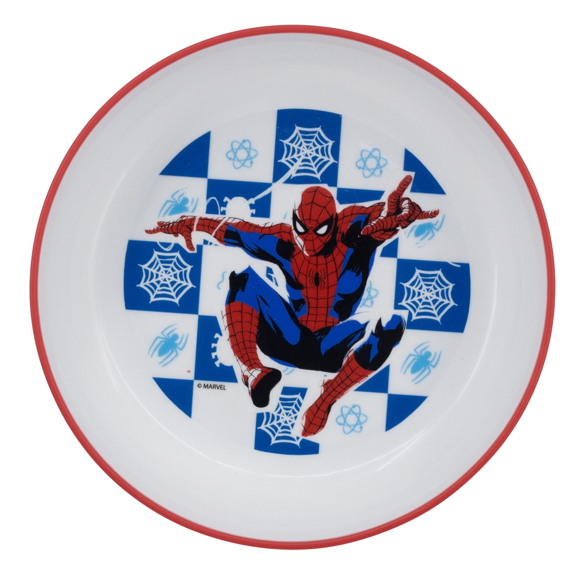 MARVEL Kindergeschirr-Set Marvel Spiderman Kinder Geschirr-Set 3 tlg (3-tlg), 1 Personen, BPA-Frei, antirutsch Becher Teller Schüssel
