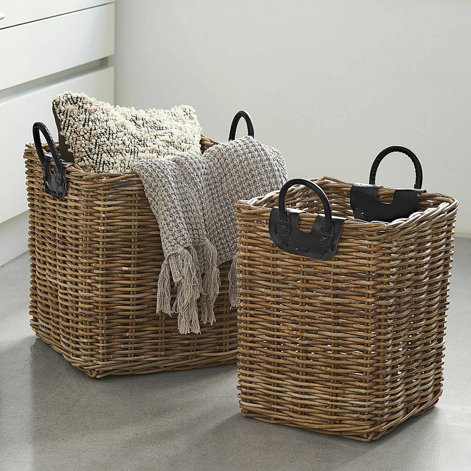 Mirabeau Dekokorb Korb 2er Set Serendel braun (2er Set, 2er Set)