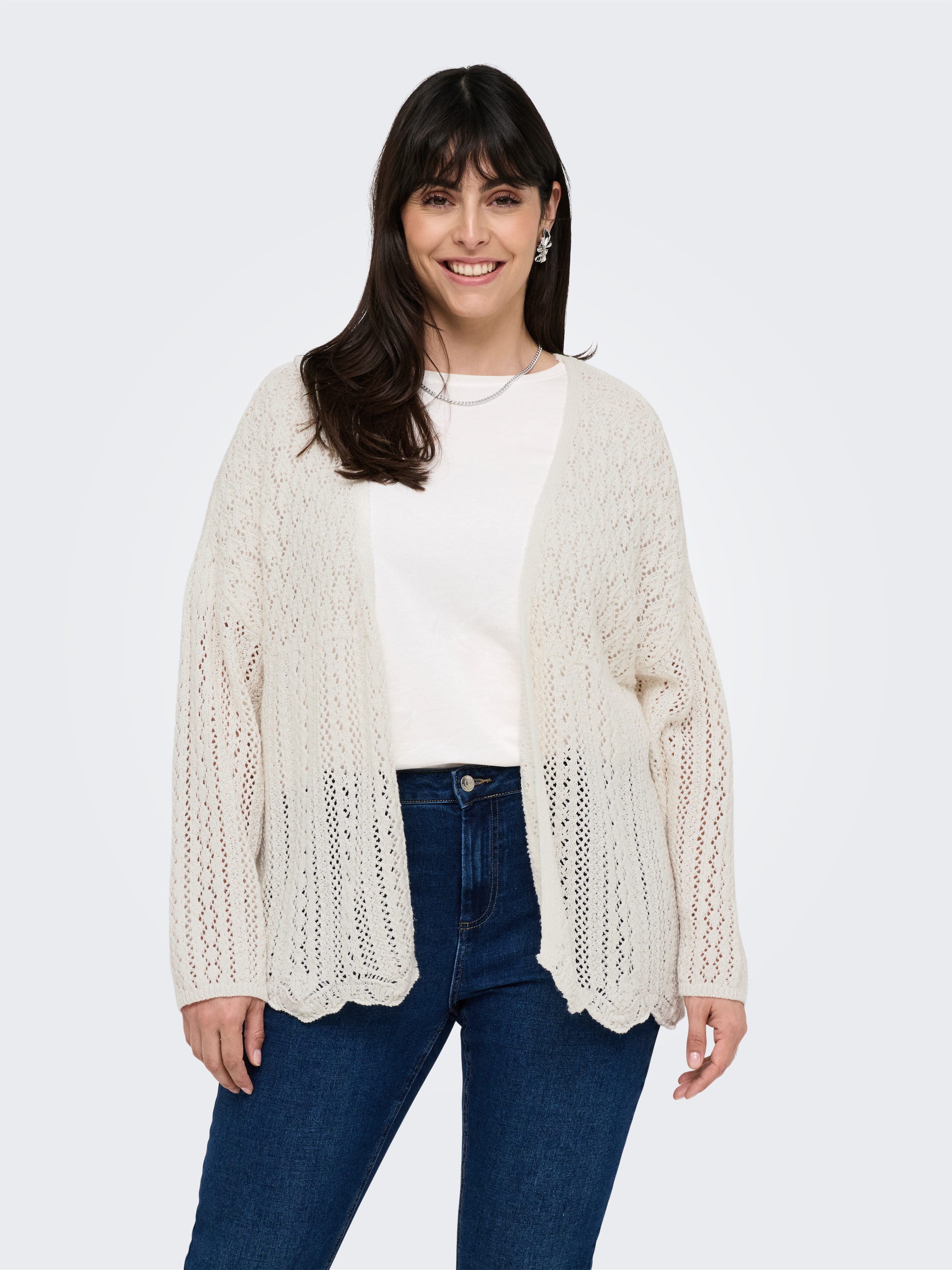 ONLY CARMAKOMA Strickjacke CARNOLA 7/8 LIFE günstig online kaufen