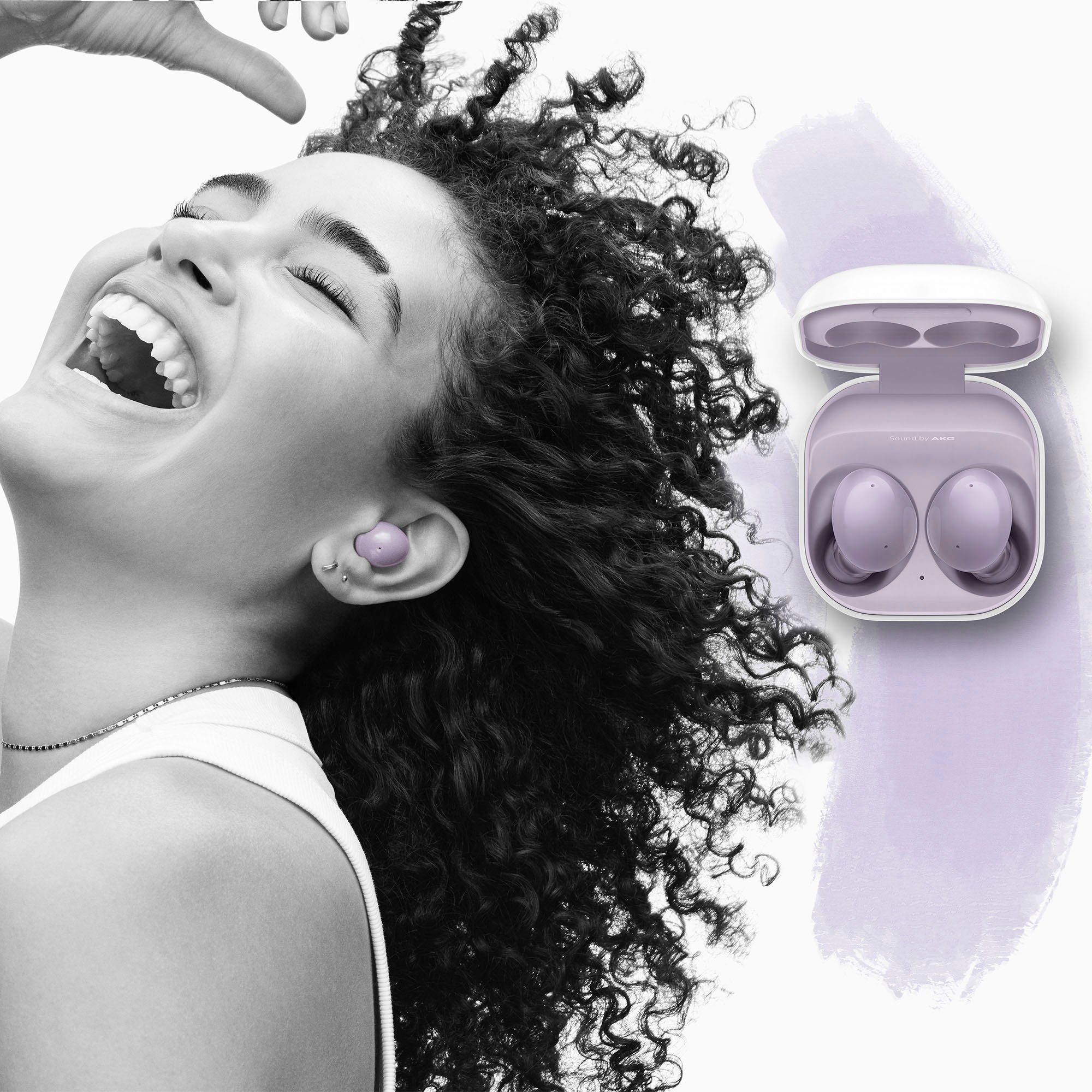 Samsung Galaxy Buds2 Olive Bluetooth) In-Ear-Kopfhörer (Active Cancelling Noise (ANC)