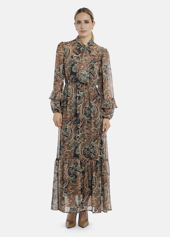 Nicowa Abendkleid ARIWELA (1-tlg) weich fließender Chiffon