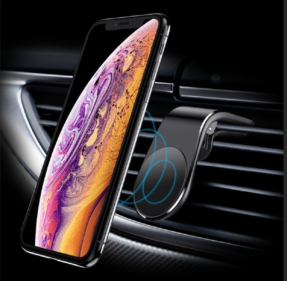 cofi1453 Smartphone-Halterung KFZ Magnet Lüftungsgitter Handy Halterung Lüftung Universal – Bild 3 von 5