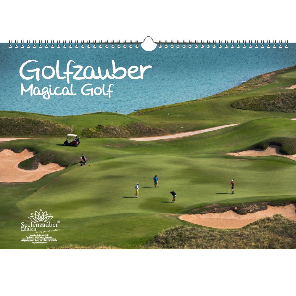Seelenzauber ewige Kalender Golfzauber DIN A3 Kalender - Immerwährender Kalender Golf und golfen