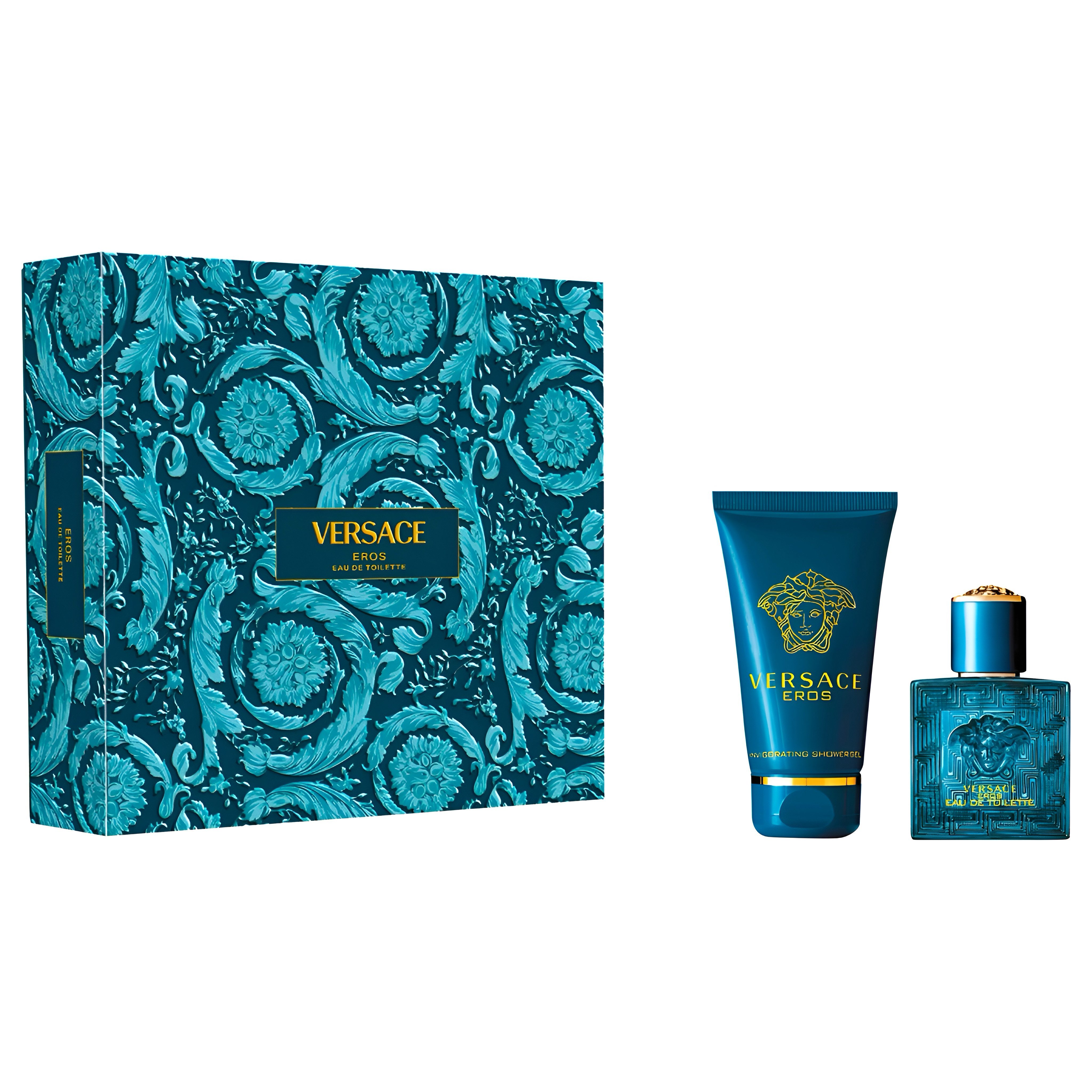 Eau de Parfum Versace Eros Set mit EDT 30 ml & Duschgel 50 ml – Frischer Herrenduft