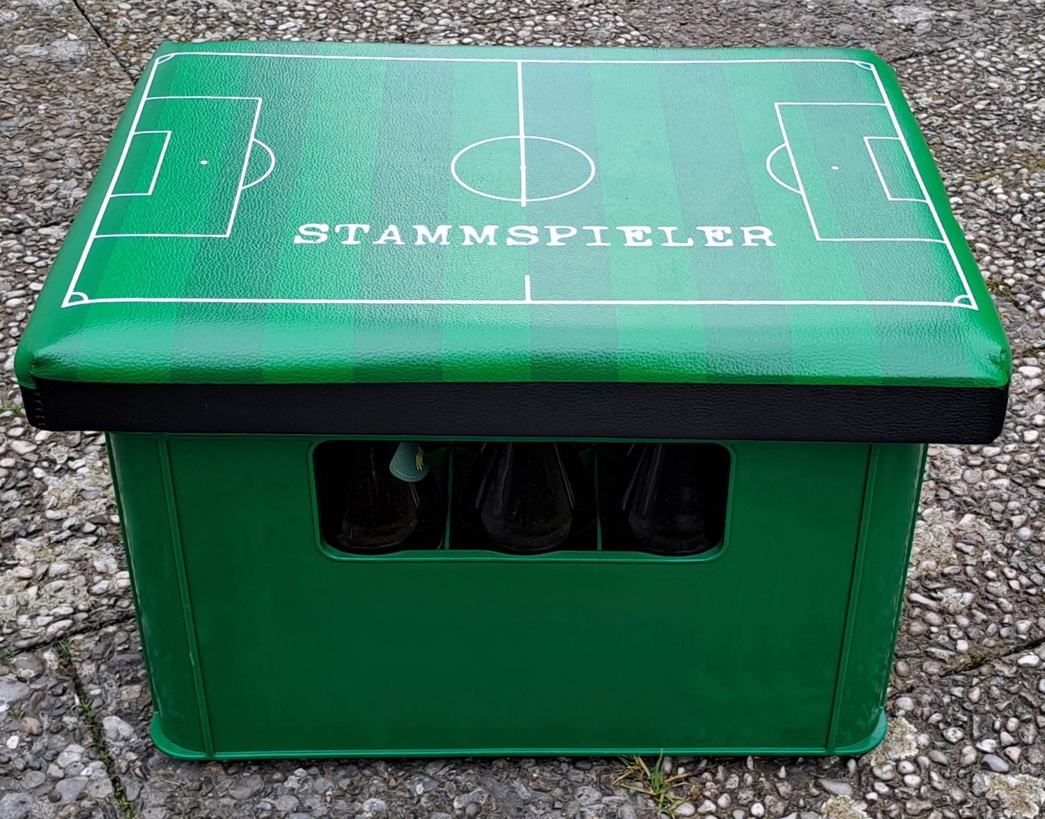 BURI Sitzauflage Bierkastensitz Fußball Getränkekistensitz Sitzkissen günstig online kaufen