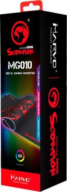 MARVO Gaming Mauspad MG010, 7-Farbiges XXL RGB LED; 800 x 300 mm