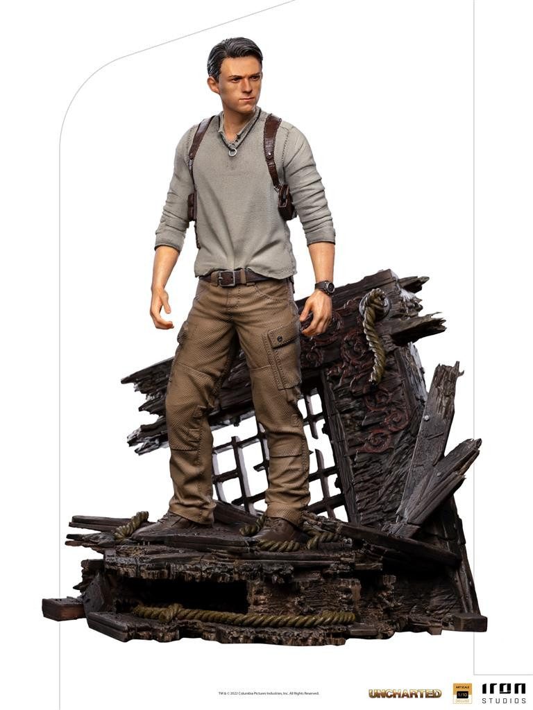Iron Studios Merchandise-Figur Nathan Drake Deluxe - Uncharted Movie Art Scale 1/10