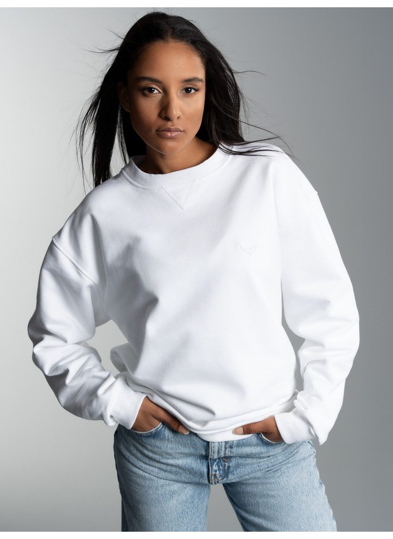 Trigema Sweatshirt TRIGEMA Basic Sweatshirt mit günstig online kaufen