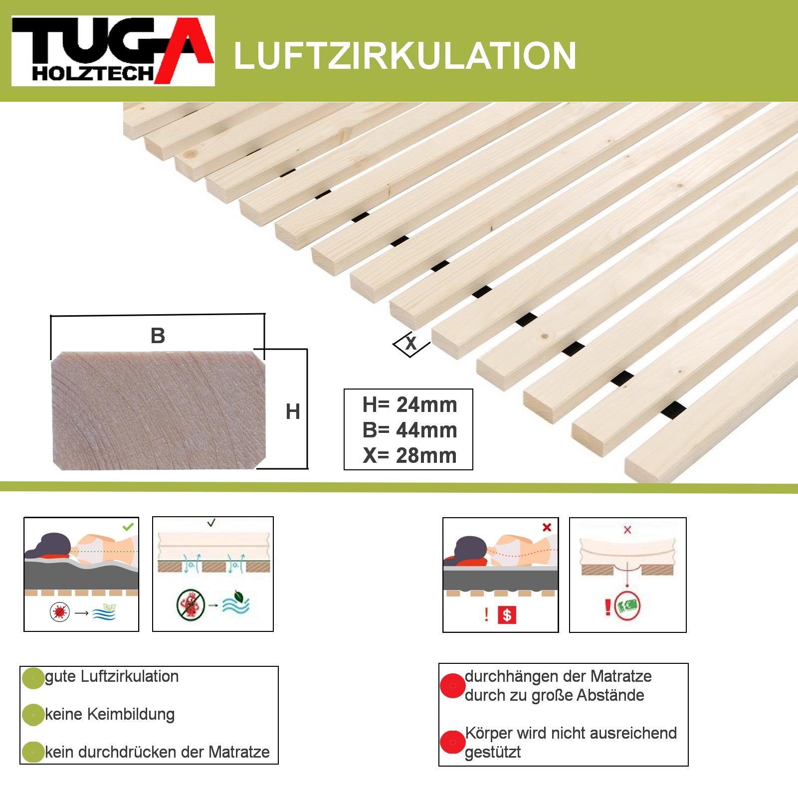 TUGA-Holztech Rollrost »Xandi«,